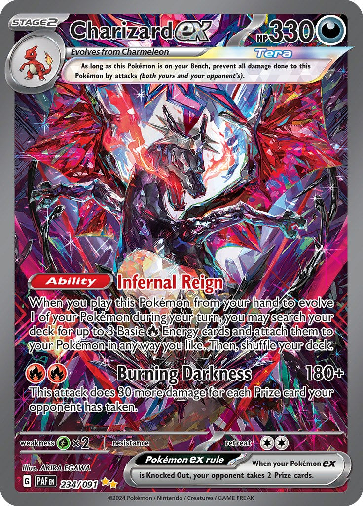 Charizard ex (234/091) [Scarlet & Violet: Paldean Fates] | Good Games Adelaide SA
