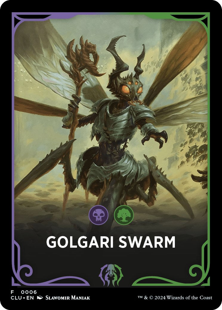 Golgari Swarm Theme Card [Ravnica: Clue Edition Tokens] | Good Games Adelaide SA