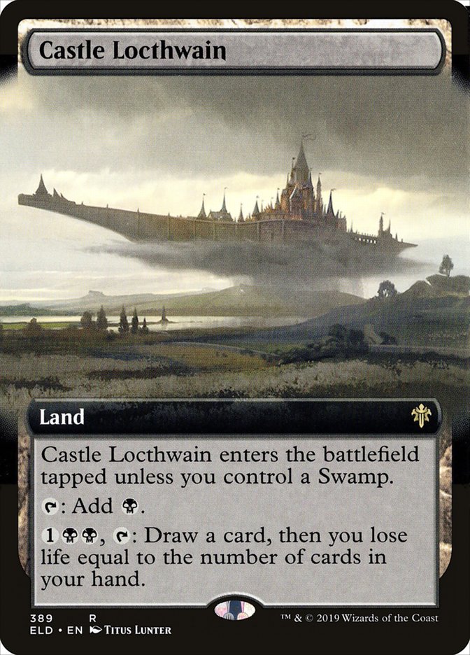 Castle Locthwain (Extended Art) [Throne of Eldraine] | Good Games Adelaide SA
