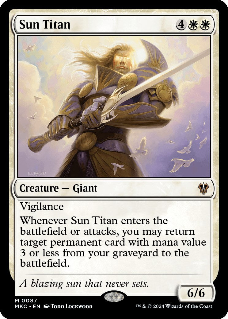 Sun Titan [Murders at Karlov Manor Commander] | Good Games Adelaide SA
