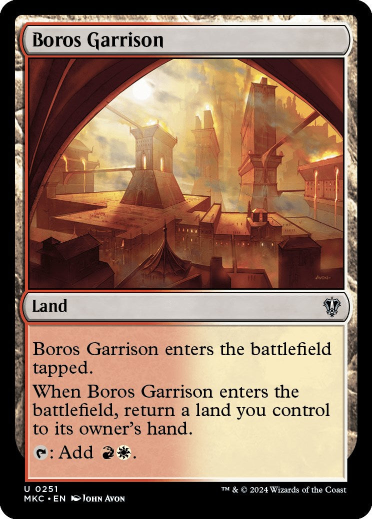 Boros Garrison [Murders at Karlov Manor Commander] | Good Games Adelaide SA