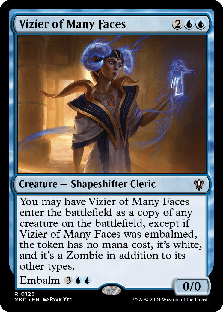 Vizier of Many Faces [Murders at Karlov Manor Commander] | Good Games Adelaide SA