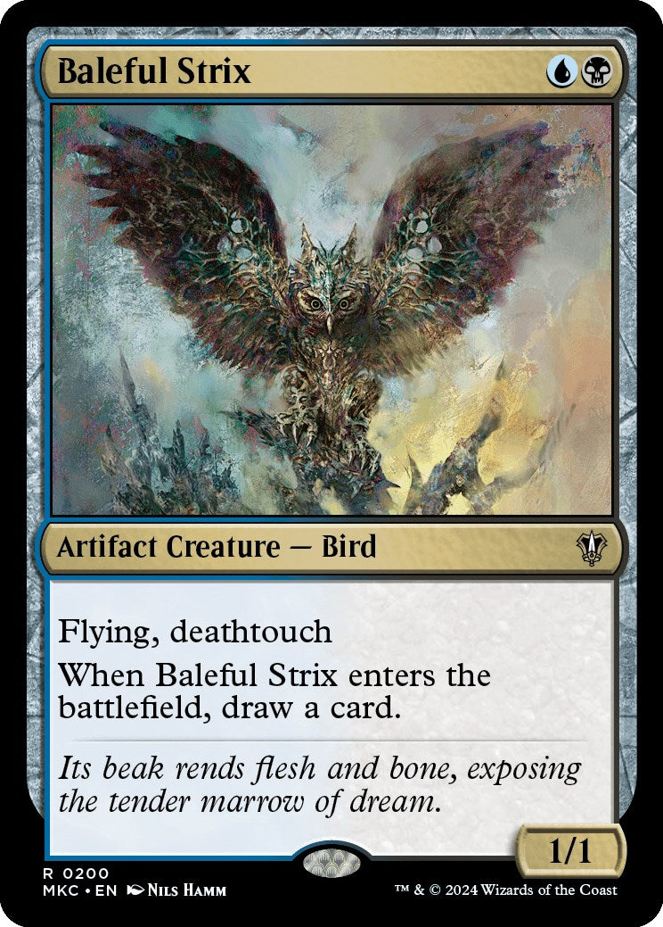 Baleful Strix [Murders at Karlov Manor Commander] | Good Games Adelaide SA