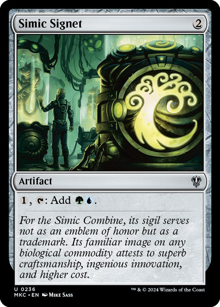 Simic Signet [Murders at Karlov Manor Commander] | Good Games Adelaide SA