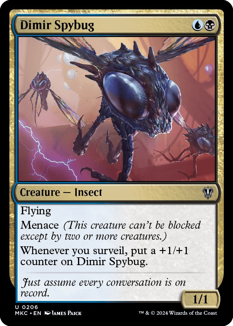 Dimir Spybug [Murders at Karlov Manor Commander] | Good Games Adelaide SA