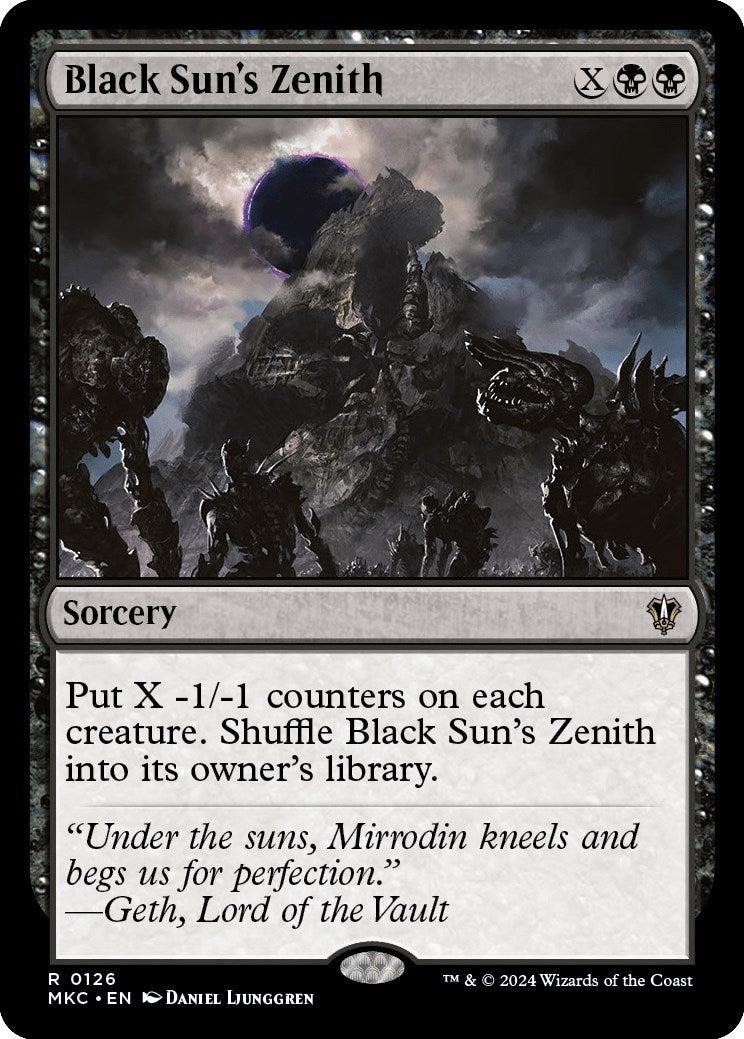 Black Sun's Zenith [Murders at Karlov Manor Commander] | Good Games Adelaide SA