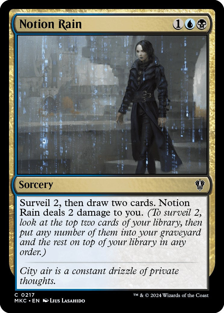 Notion Rain [Murders at Karlov Manor Commander] | Good Games Adelaide SA
