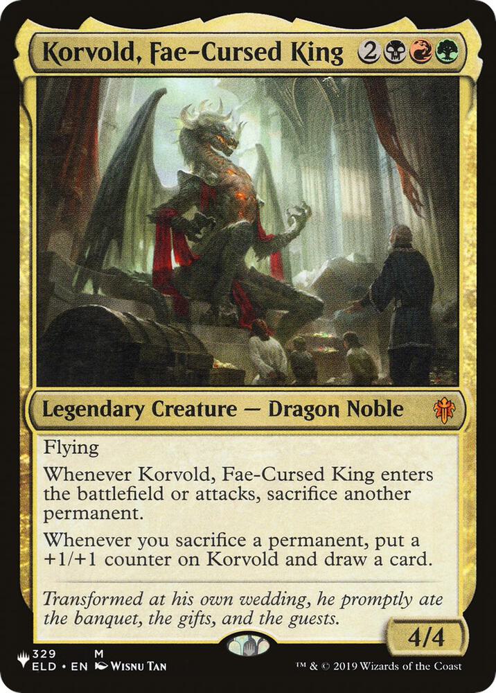 Korvold Fae Cursed King 329/269 (The List Reprints)  | Good Games Adelaide SA