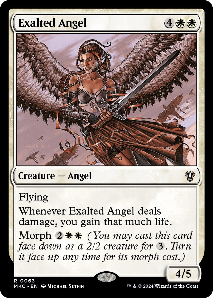 Exalted Angel [Murders at Karlov Manor Commander] | Good Games Adelaide SA