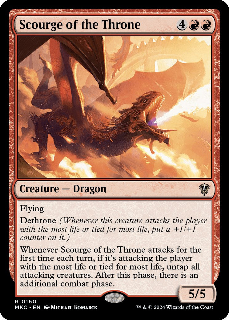Scourge of the Throne [Murders at Karlov Manor Commander] | Good Games Adelaide SA