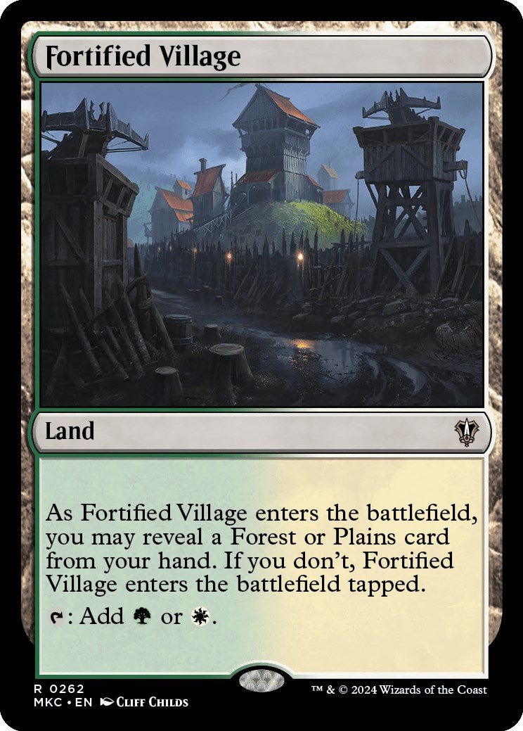 Fortified Village [Murders at Karlov Manor Commander] | Good Games Adelaide SA