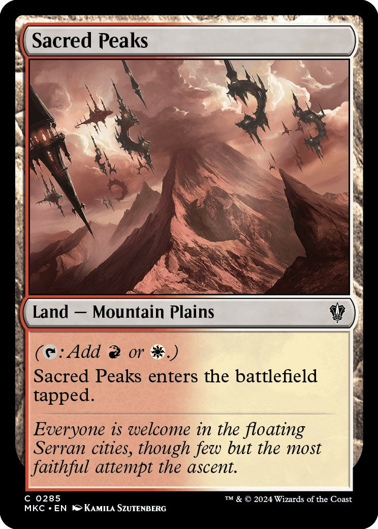 Sacred Peaks [Murders at Karlov Manor Commander] | Good Games Adelaide SA
