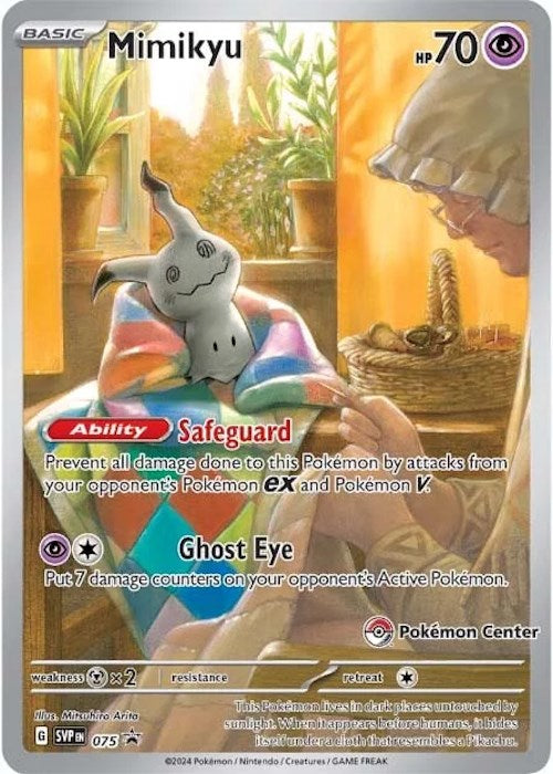 Mimikyu (SVP075)(Pokemon Center Exclusive) [Scarlet & Violet: Black Star Promos] | Good Games Adelaide SA