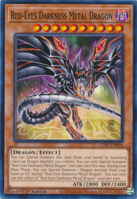 Red-Eyes Darkness Metal Dragon [LDS1-EN004] Common | Good Games Adelaide SA