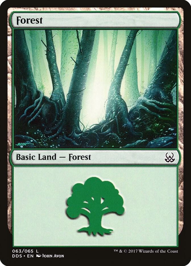 Forest 63 (Duel Decks: Mind vs. Might)  | Good Games Adelaide SA