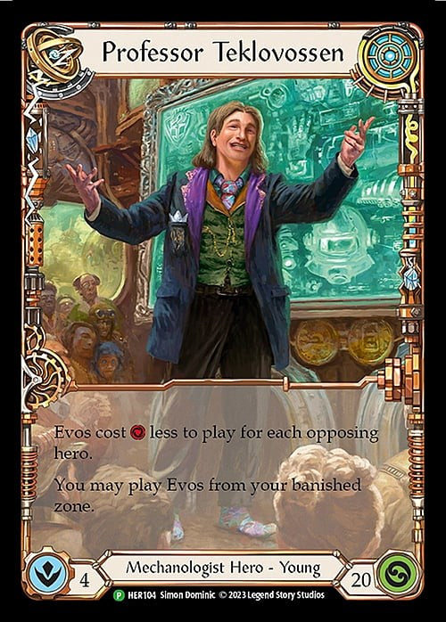 Professor Teklovossen [HER104] (Promo)  Cold Foil | Good Games Adelaide SA
