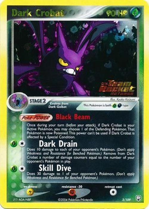 Dark Crobat (3/109) (Stamped) [EX: Team Rocket Returns] | Good Games Adelaide SA
