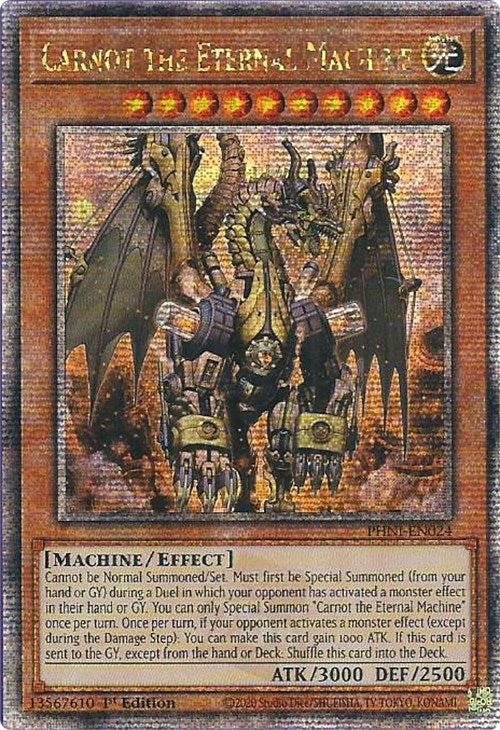 Carnot the Eternal Machine [PHNI-EN024] Quarter Century Secret Rare | Good Games Adelaide SA