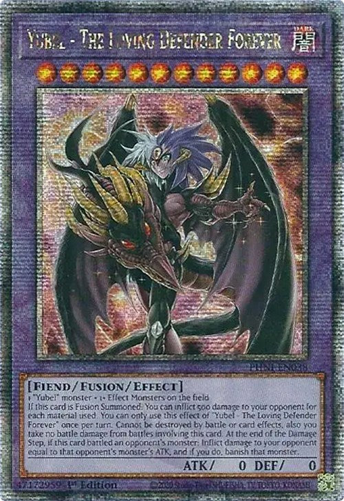 Yubel - The Loving Defender Forever [PHNI-EN038] Quarter Century Secret Rare | Good Games Adelaide SA