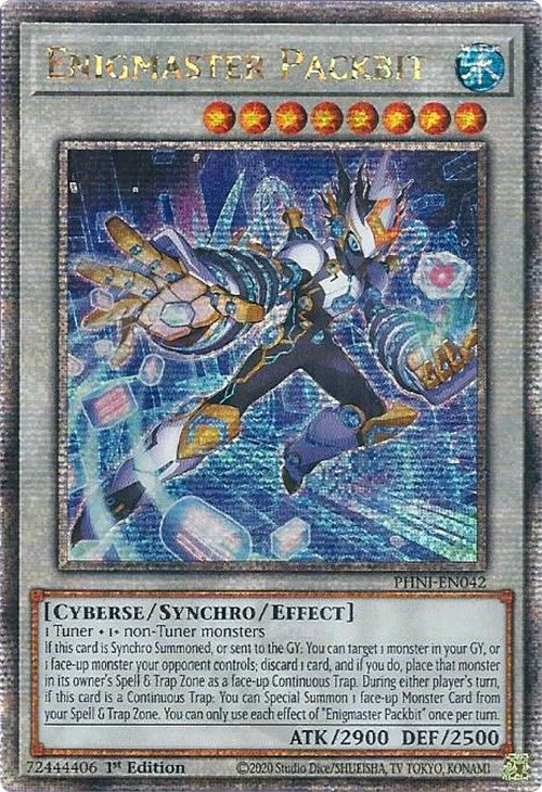 Enigmaster Packbit [PHNI-EN042] Quarter Century Secret Rare | Good Games Adelaide SA