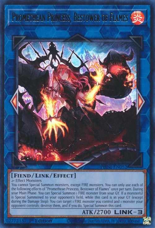 Promethean Princess, Bestower of Flames [PHNI-EN052] Ultra Rare | Good Games Adelaide SA