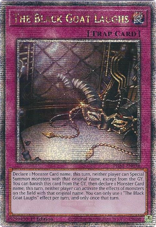 The Black Goat Laughs [PHNI-EN078] Quarter Century Secret Rare | Good Games Adelaide SA