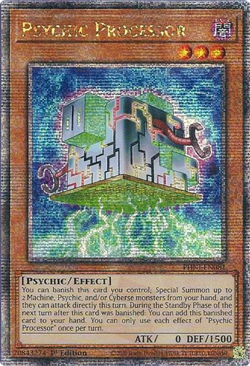 Psychic Processor [PHNI-EN081] Quarter Century Secret Rare | Good Games Adelaide SA