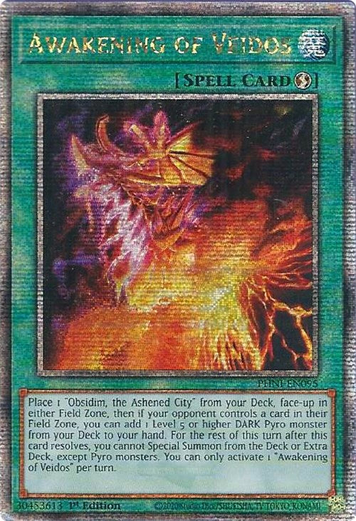 Awakening of Veidos [PHNI-EN095] Quarter Century Secret Rare | Good Games Adelaide SA