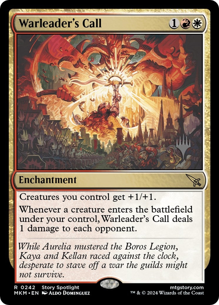 Warleader's Call (Promo Pack) [Murders at Karlov Manor Promos] | Good Games Adelaide SA