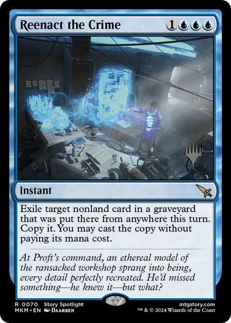 Reenact the Crime (Promo Pack) [Murders at Karlov Manor Promos] | Good Games Adelaide SA