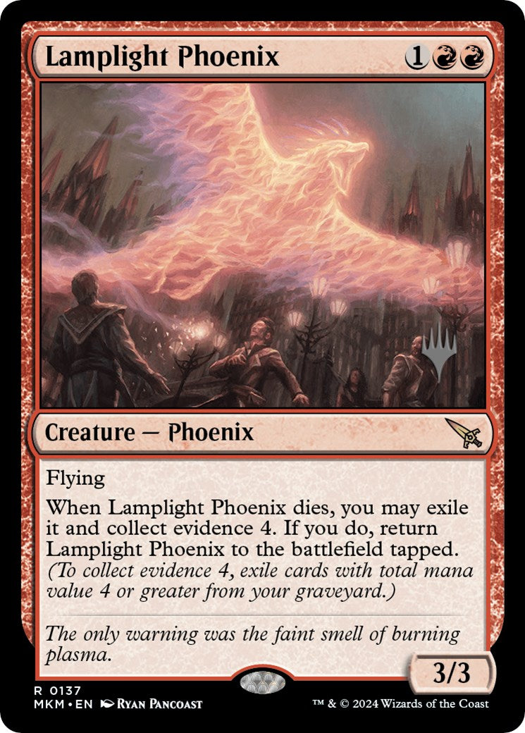 Lamplight Phoenix (Promo Pack) [Murders at Karlov Manor Promos] | Good Games Adelaide SA