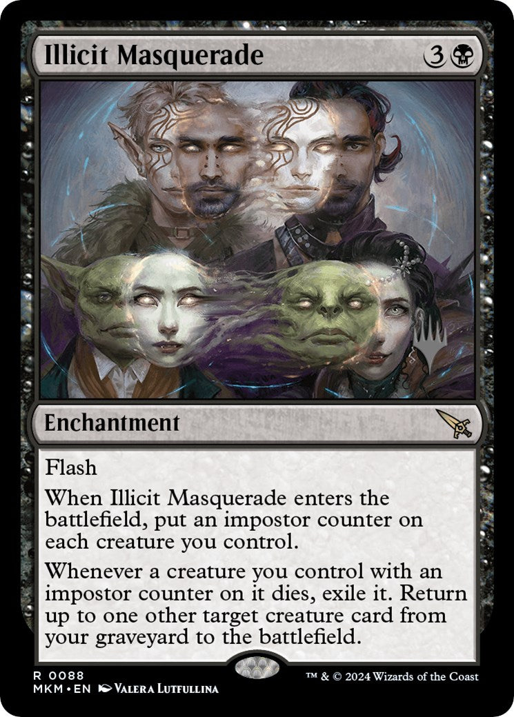 Illicit Masquerade (Promo Pack) [Murders at Karlov Manor Promos] | Good Games Adelaide SA