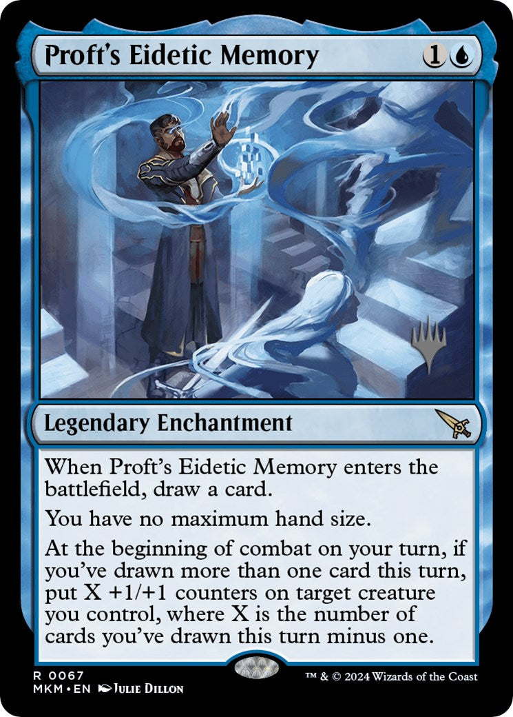 Proft's Eidetic Memory (Promo Pack) [Murders at Karlov Manor Promos] | Good Games Adelaide SA