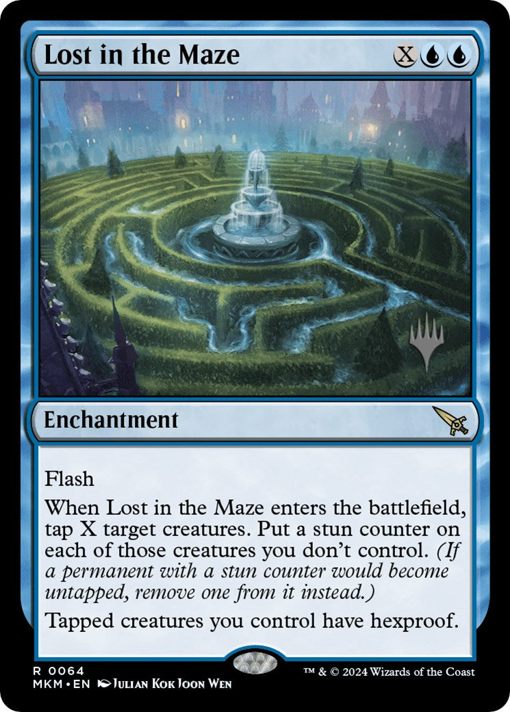 Lost in the Maze (Promo Pack) [Murders at Karlov Manor Promos] | Good Games Adelaide SA