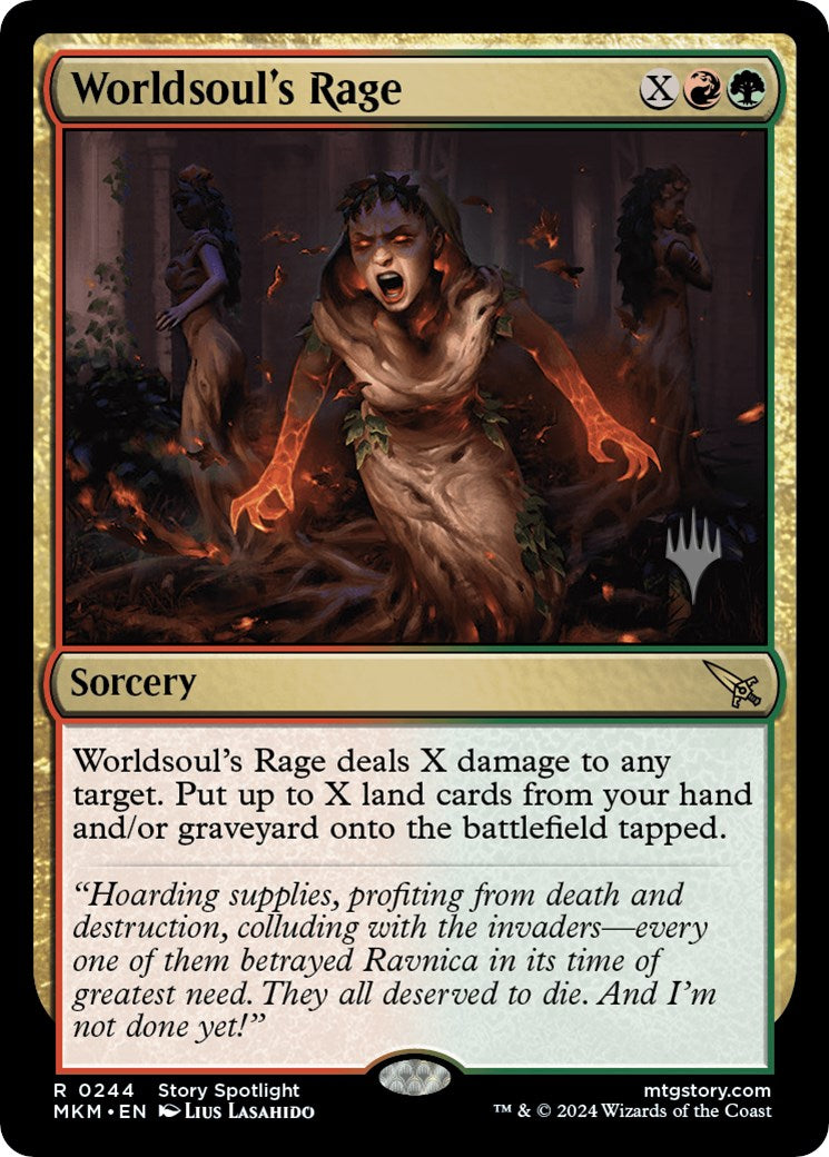 Worldsoul's Rage (Promo Pack) [Murders at Karlov Manor Promos] | Good Games Adelaide SA