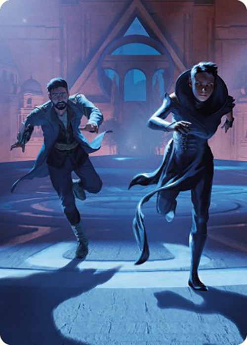 Unauthorized Exit Art Card [Murders at Karlov Manor Art Series] | Good Games Adelaide SA