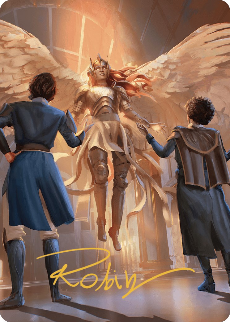 Demand Answers Art Card (Gold-Stamped Signature) [Murders at Karlov Manor Art Series] | Good Games Adelaide SA