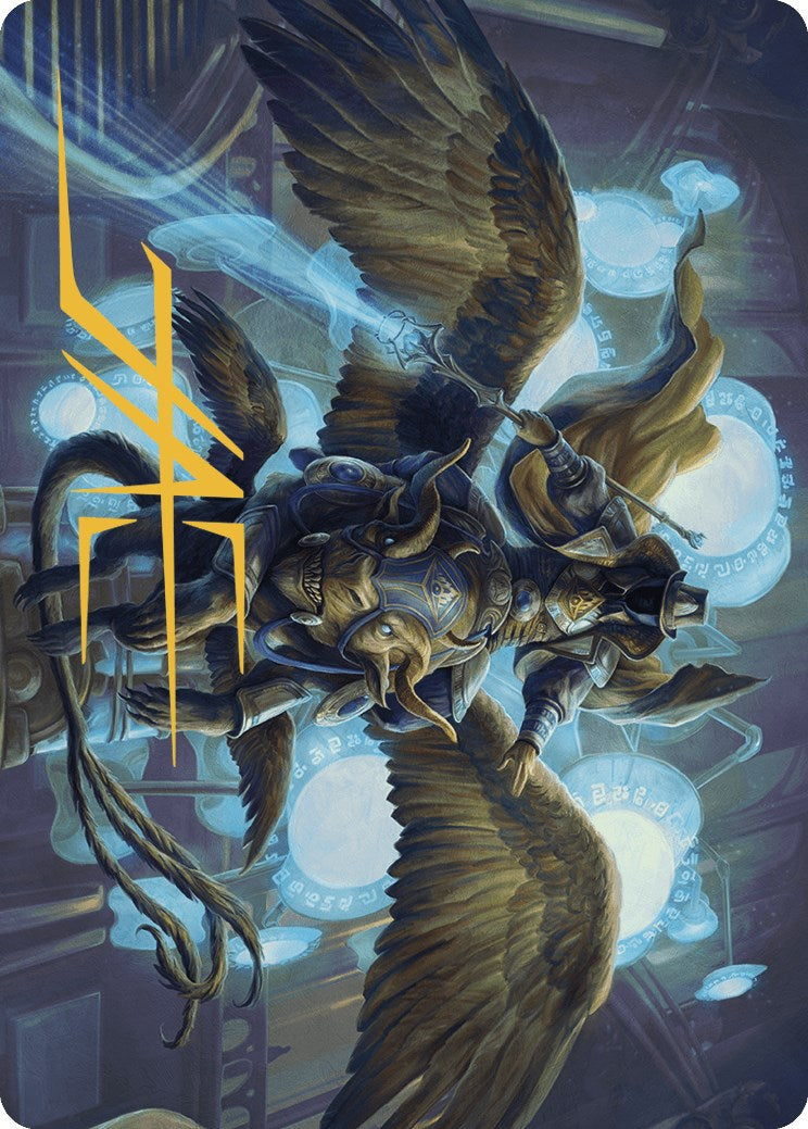 Ezrim, Agency Chief Art Card (Gold-Stamped Signature) [Murders at Karlov Manor Art Series] | Good Games Adelaide SA