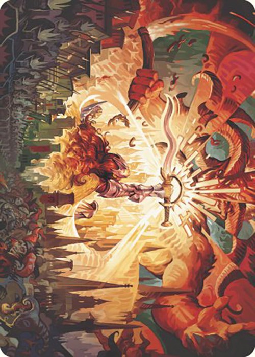 Warleader's Call Art Card (23/49) [Murders at Karlov Manor Art Series] | Good Games Adelaide SA