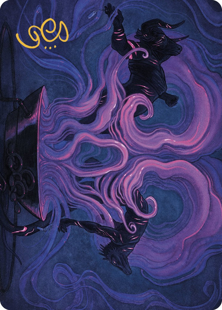 Macabre Reconstruction Art Card (Gold-Stamped Signature) [Murders at Karlov Manor Art Series] | Good Games Adelaide SA