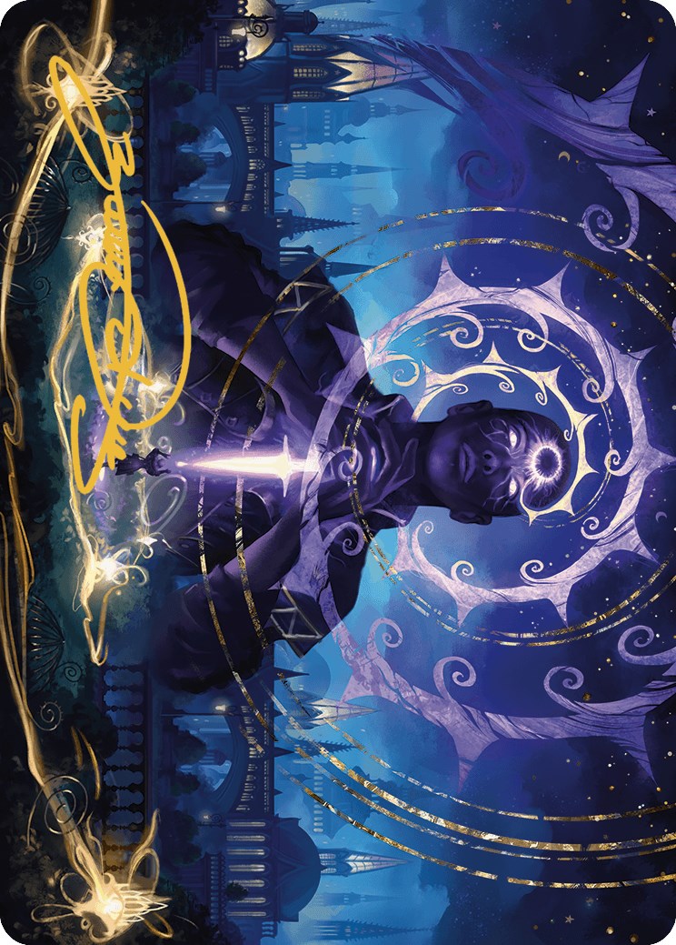 Coerced to Kill Art Card (Gold-Stamped Signature) [Murders at Karlov Manor Art Series] | Good Games Adelaide SA