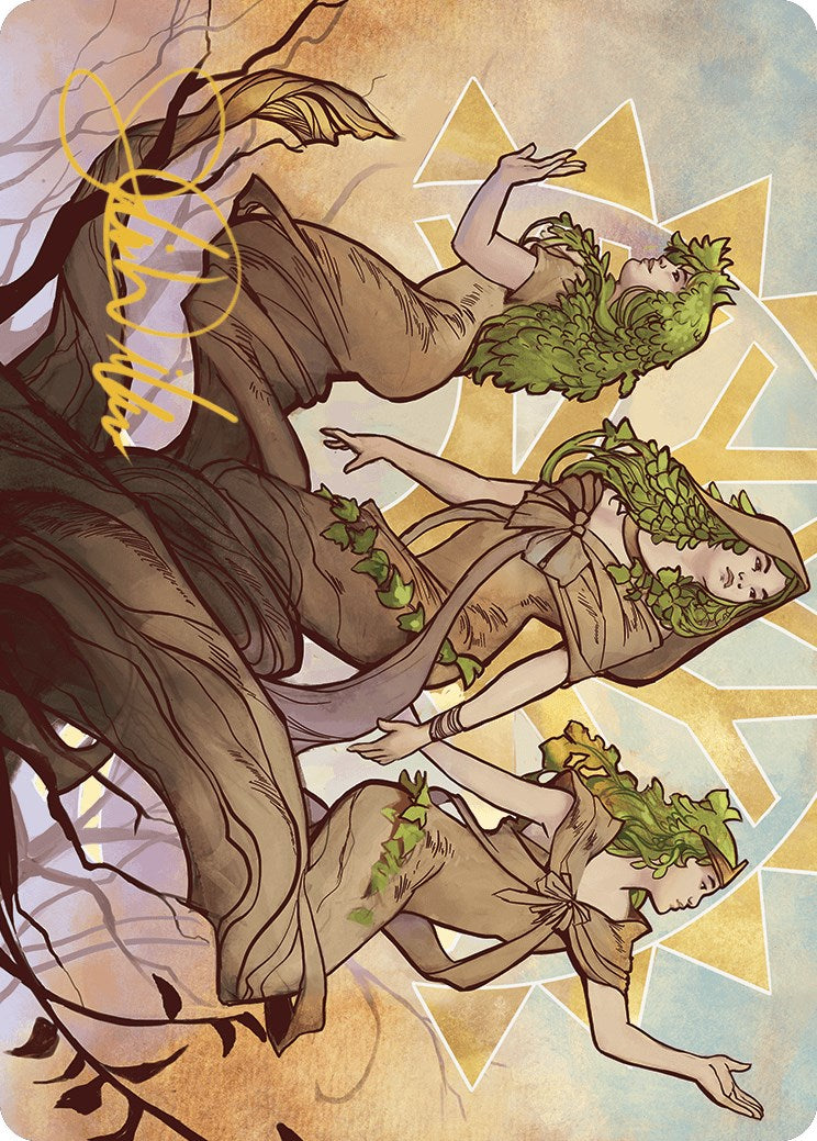 Trostani, Three Whispers Art Card (Gold-Stamped Signature) [Murders at Karlov Manor Art Series] | Good Games Adelaide SA