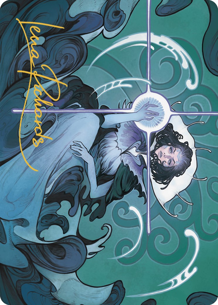 Vannifar, Evolved Enigma Art Card (Gold-Stamped Signature) [Murders at Karlov Manor Art Series] | Good Games Adelaide SA