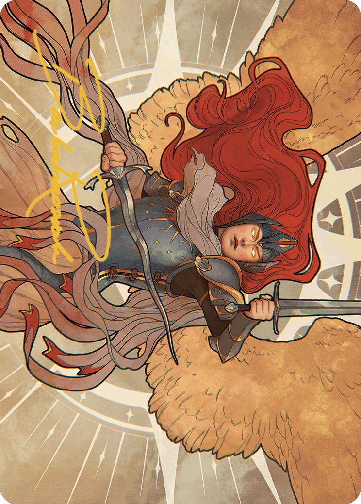 Aurelia, the Law Above Art Card (36/49) (Gold-Stamped Signature) [Murders at Karlov Manor Art Series] | Good Games Adelaide SA