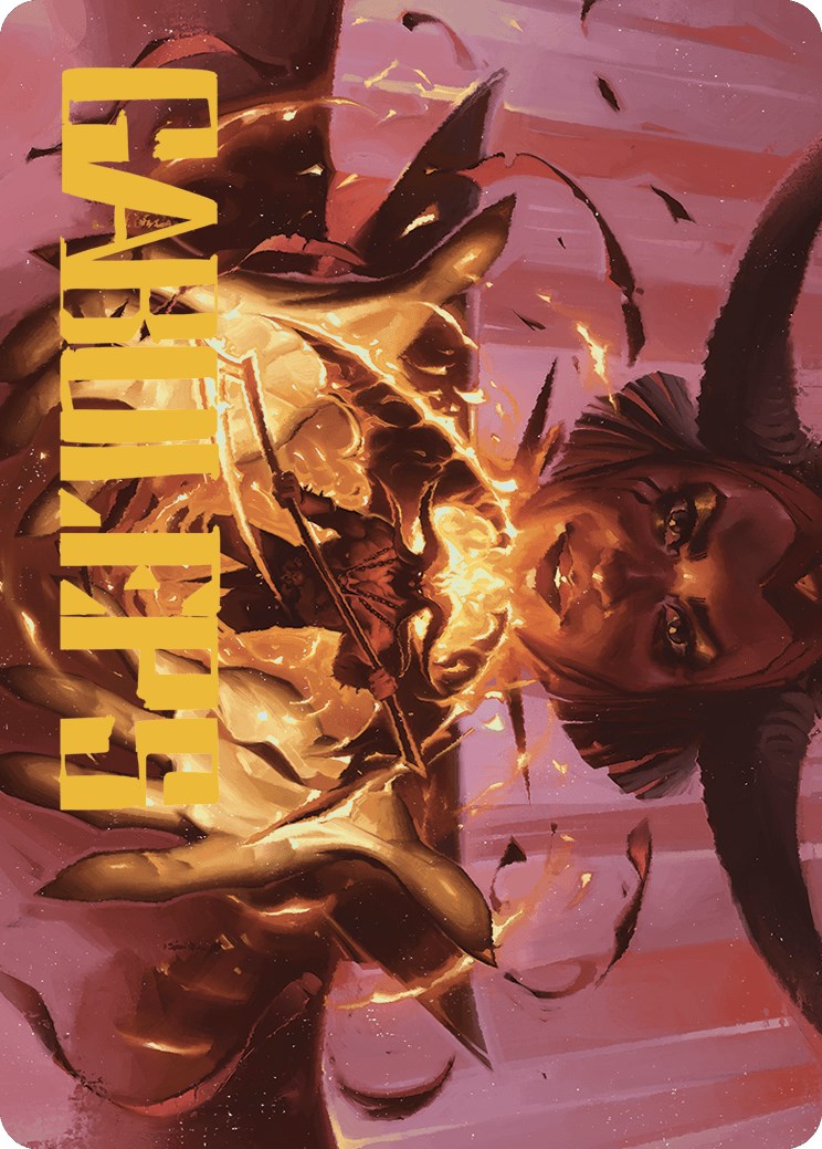 Convenient Target Art Card (Gold-Stamped Signature) [Murders at Karlov Manor Art Series] | Good Games Adelaide SA