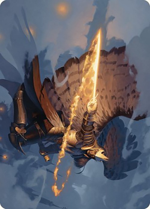 Aurelia's Vindicator Art Card [Murders at Karlov Manor Art Series] | Good Games Adelaide SA