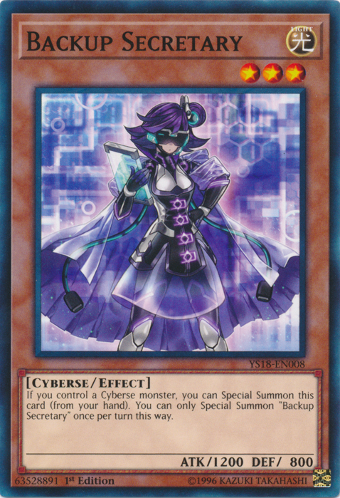 Backup Secretary [YS18-EN008] Common | Good Games Adelaide SA