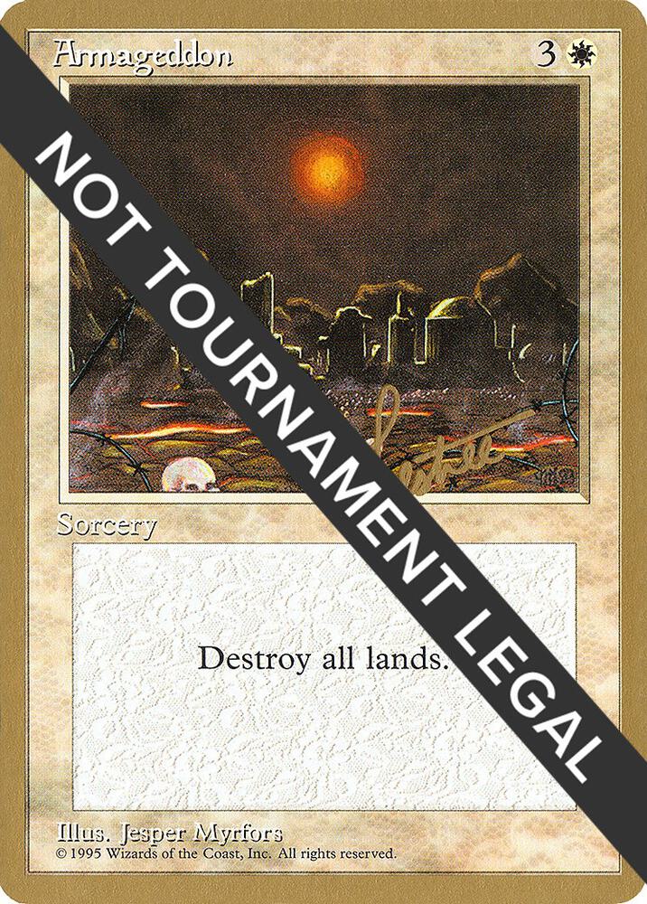 Armageddon 1996 Bertrand Lestree 4ED bl5/308 (World Championship Decks)  | Good Games Adelaide SA