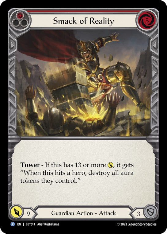 Smack of Reality (Red) [BET011] (Heavy Hitters Betsy Blitz Deck) | Good Games Adelaide SA