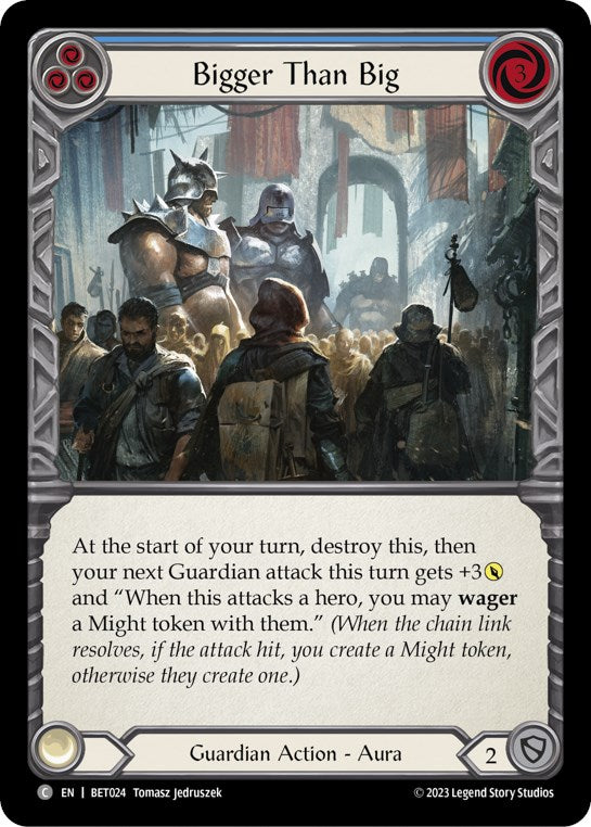 Bigger Than Big (Blue) [BET024] (Heavy Hitters Betsy Blitz Deck) | Good Games Adelaide SA